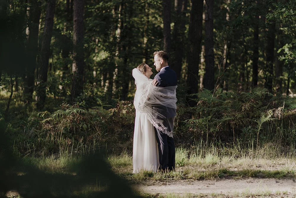 Plener Ślubny w lesie fotograf na ślub